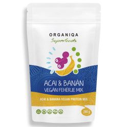 Bio Acai-Banán Vegán Fehérje Mix 200g - Organiqa