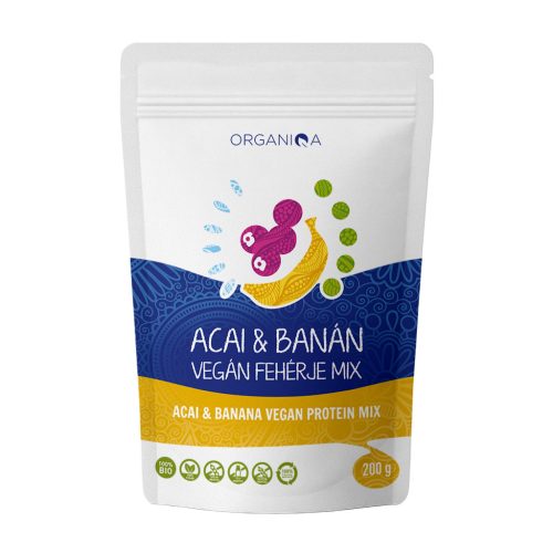 Bio Acai-Banán Vegán Fehérje Mix 200g