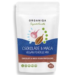 Bio Csokoládé-Maca Vegán Fehérje Mix 200g - Organiqa