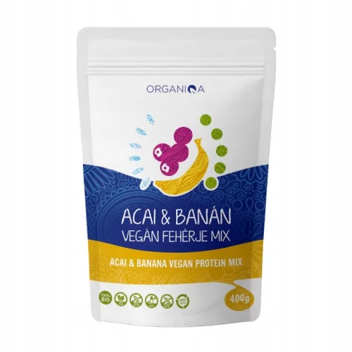 Bio Acai-Banán Vegán Fehérje Mix 400g