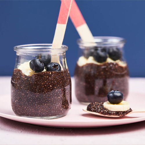 Acai-chia puding