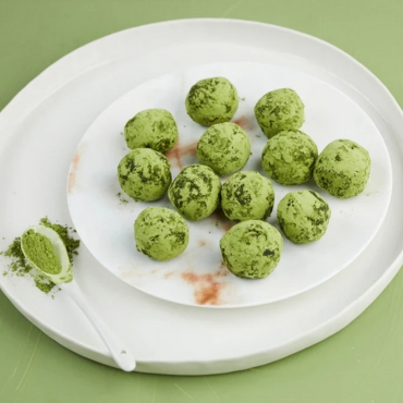 Matcha trüffelek
