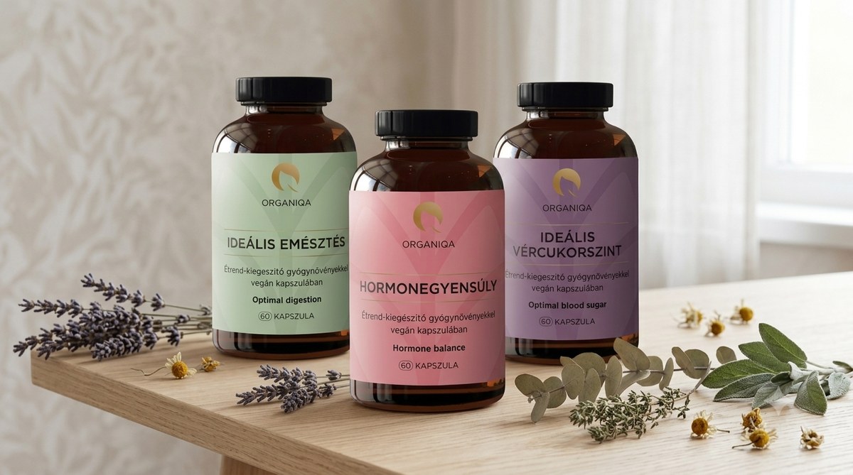 Hormonok harmóniája csomag: hormonegyensúly, ideális emésztés és ideális vércukorszint kapszula